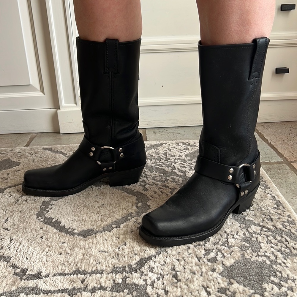 Black Frye Biker Boots - Very (very) good condition